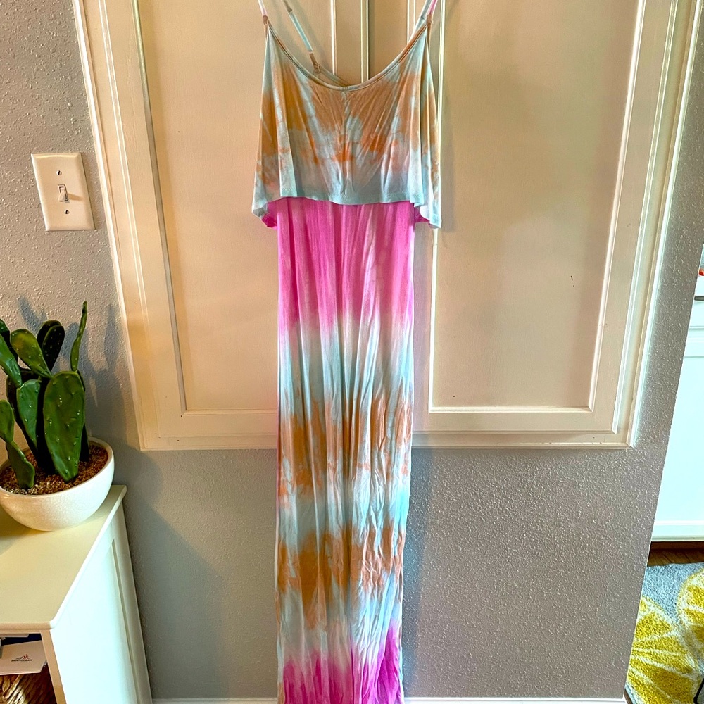 Mono Brand, long tie dye dress